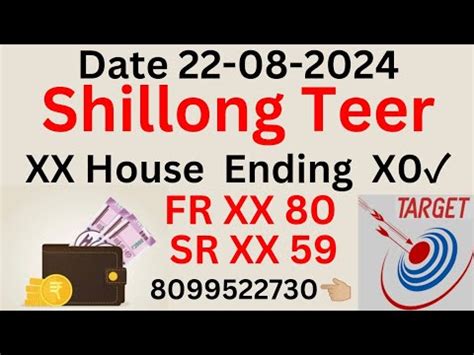 shillong teer night common number today|shillong teer today house ending.